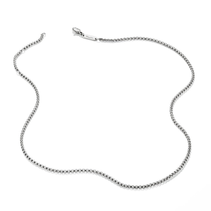 Stainless Steel Box Chain Necklace 2mm