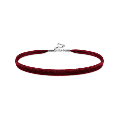 Red Romance Cross Pendant and Velvet Choker Set