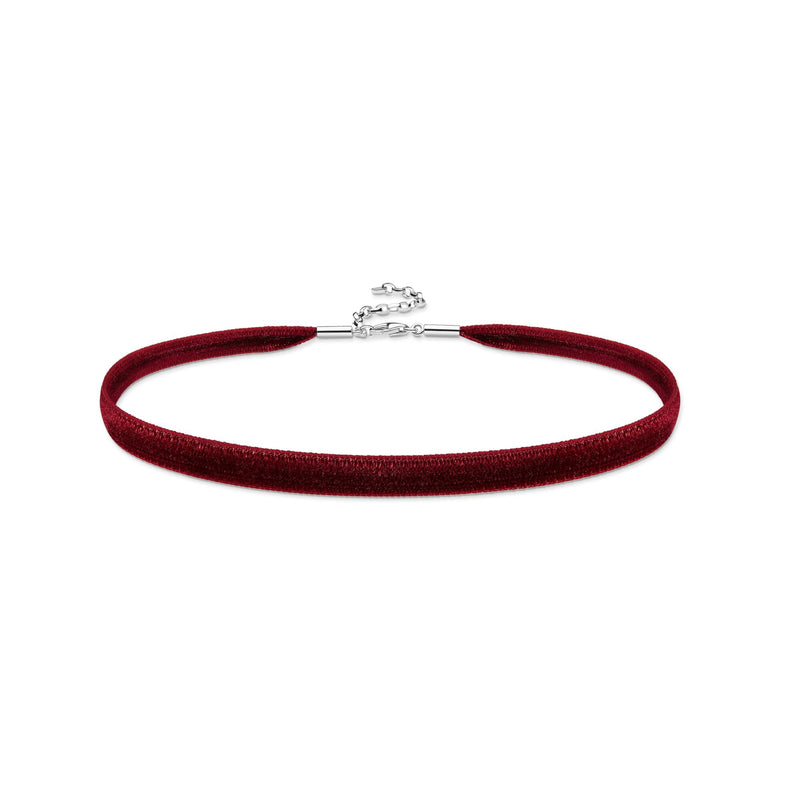 Red Romance Cross Pendant and Velvet Choker Set