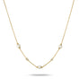 Chain with pearls and zirconia