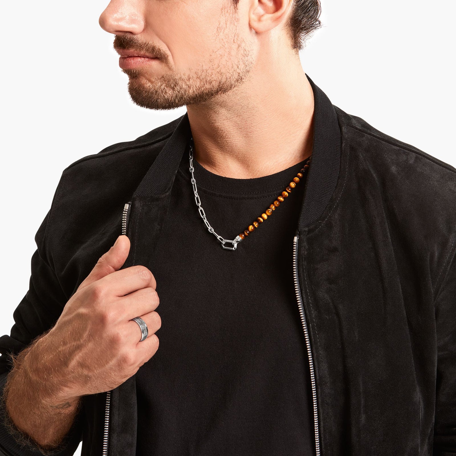 Necklace with brown beads | THOMAS SABO Australia