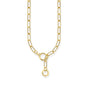 Golden Link necklace with ring clasps and zirconia | THOMAS SABO Australia