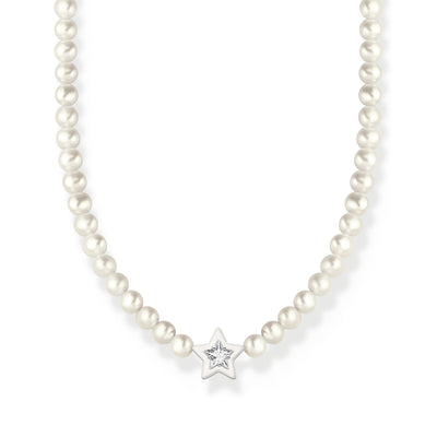Star Necklace with freshwater pearls | THOMAS SABO Australia
