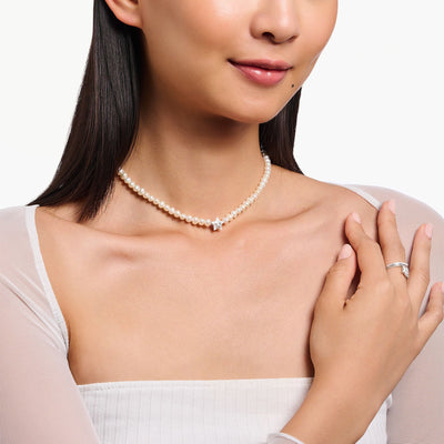 Star Necklace with freshwater pearls | THOMAS SABO Australia