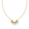 Necklace with sun beams and colourful stones | THOMAS SABO Australia