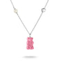 Necklace Pink HARIBO Goldbears Pendant Zirconia Heart and Pearl  | THOMAS SABO Australia