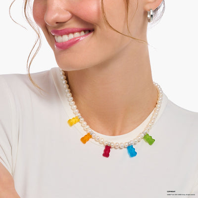 THOMAS SABO x HARIBO: Silver Bead necklace with colourful golden bears | THOMAS SABO Australia