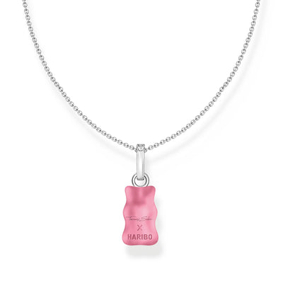 Necklace with pink Goldbear pendant and zirconia | THOMAS SABO Australia