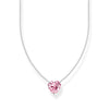 Necklace with pink heart-shaped pendant | THOMAS SABO Australia