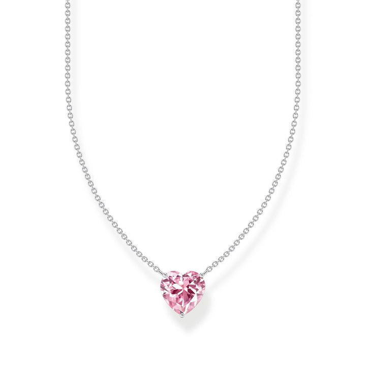 Necklace with pink heart-shaped pendant | THOMAS SABO Australia