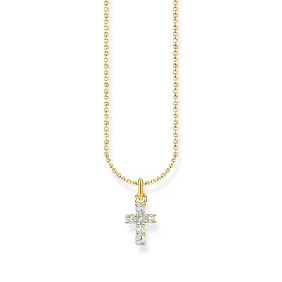 Cross pendant necklace with white zirconia | THOMAS SABO Australia