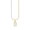 Necklace with letter pendant B and white zirconia - gold | THOMAS SABO Australia