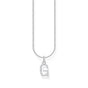 Necklace with letter pendant G and white zirconia - silver | THOMAS SABO Australia