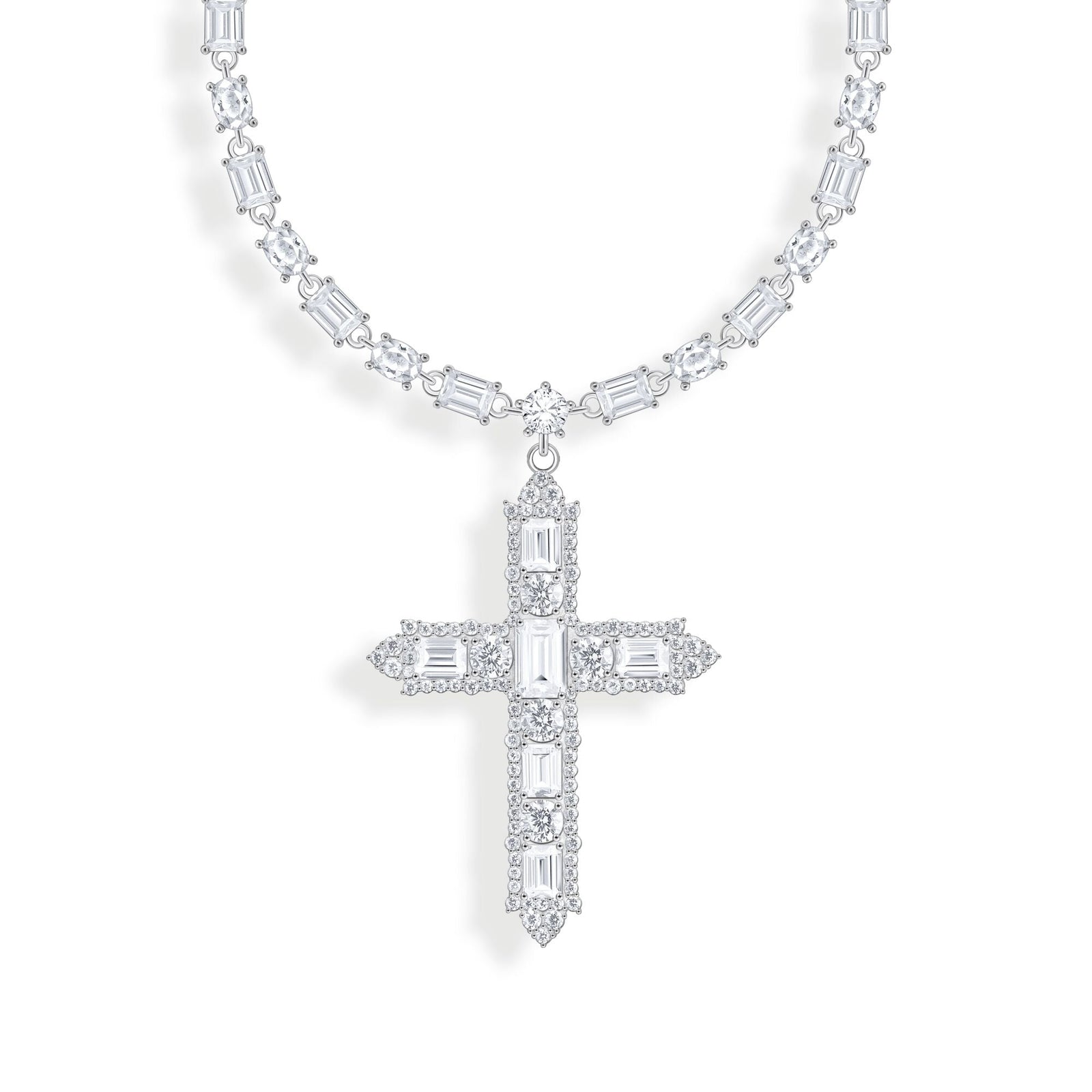 Necklace with cross pendant and zirconia  | THOMAS SABO Australia