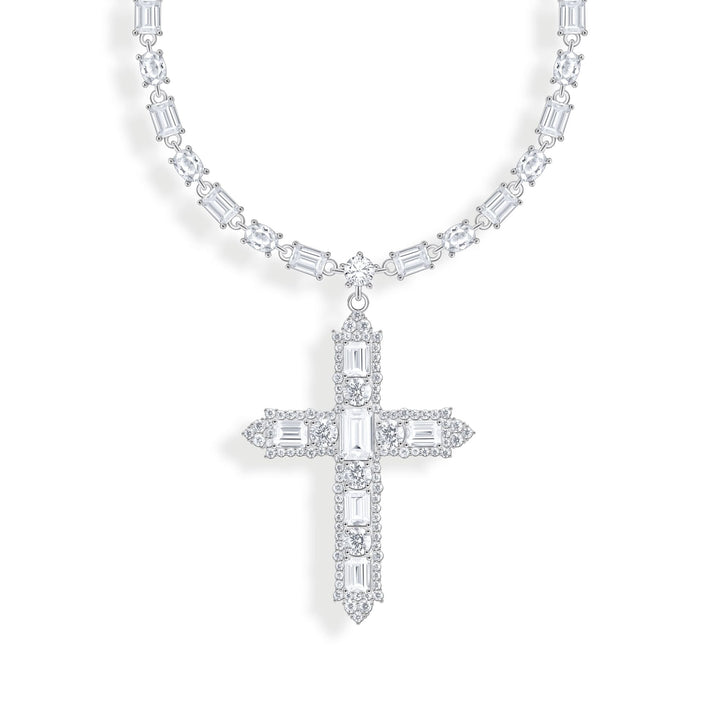 Necklace with cross pendant and zirconia  | THOMAS SABO Australia