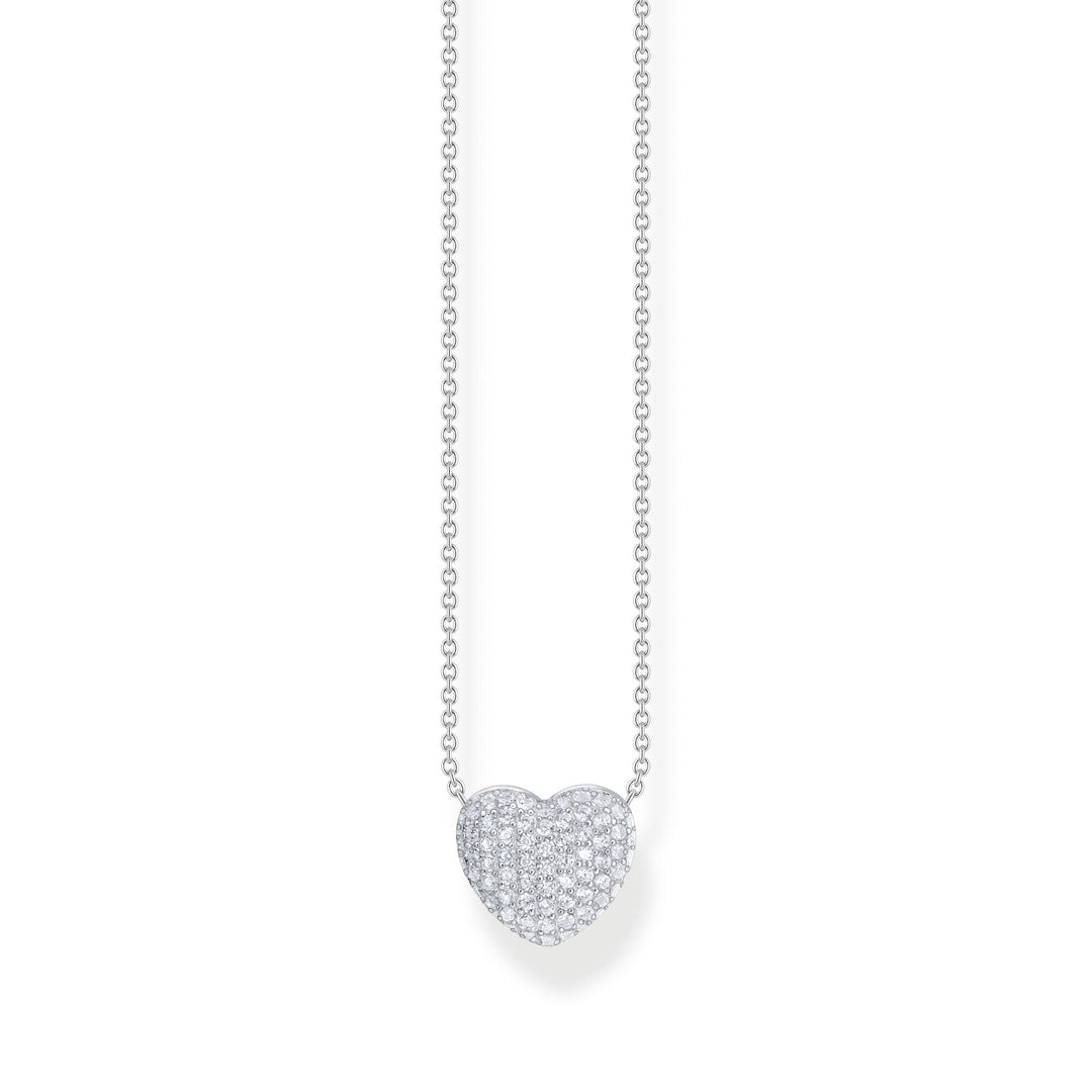 Necklace with heart pendant and white zirconia | THOMAS SABO Australia