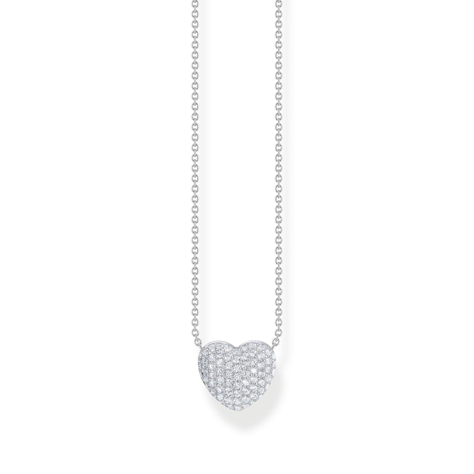 Necklace with heart pendant and white zirconia | THOMAS SABO Australia