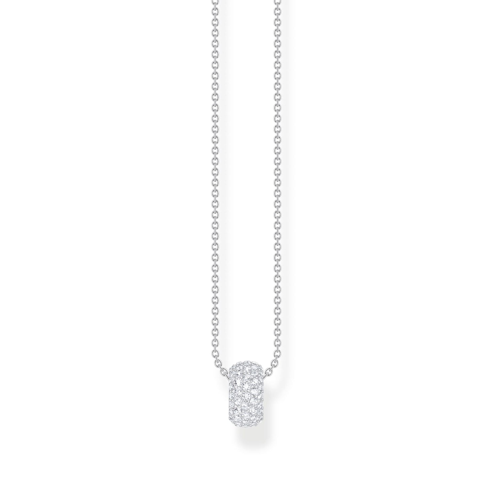 Necklace with ring pendant and white zirconia | THOMAS SABO Australia