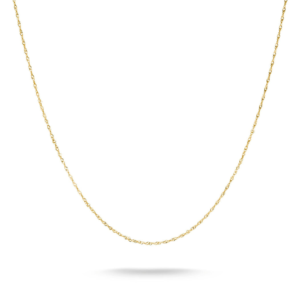 Gold-Tone Stainless Steel Singapore Chain Necklace 1.7mm | THOMAS SABO