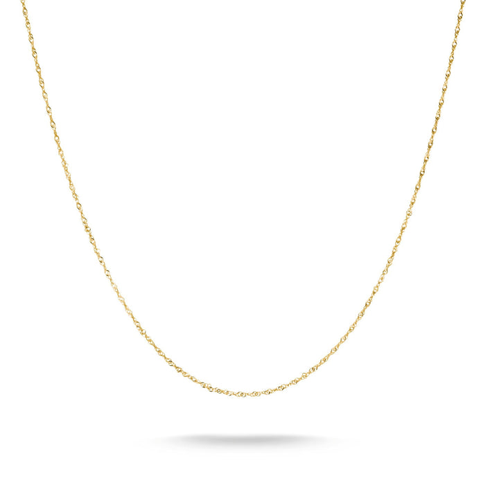 Gold-Tone Stainless Steel Singapore Chain Necklace 1.7mm | THOMAS SABO