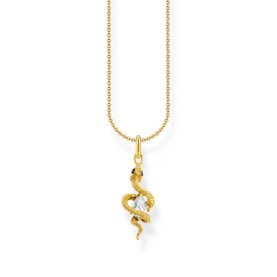 Romance Snake Set: Necklace and Ring in Gold