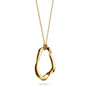 Necklace with Wavy Pendant in Gold | THOMAS SABO Australia