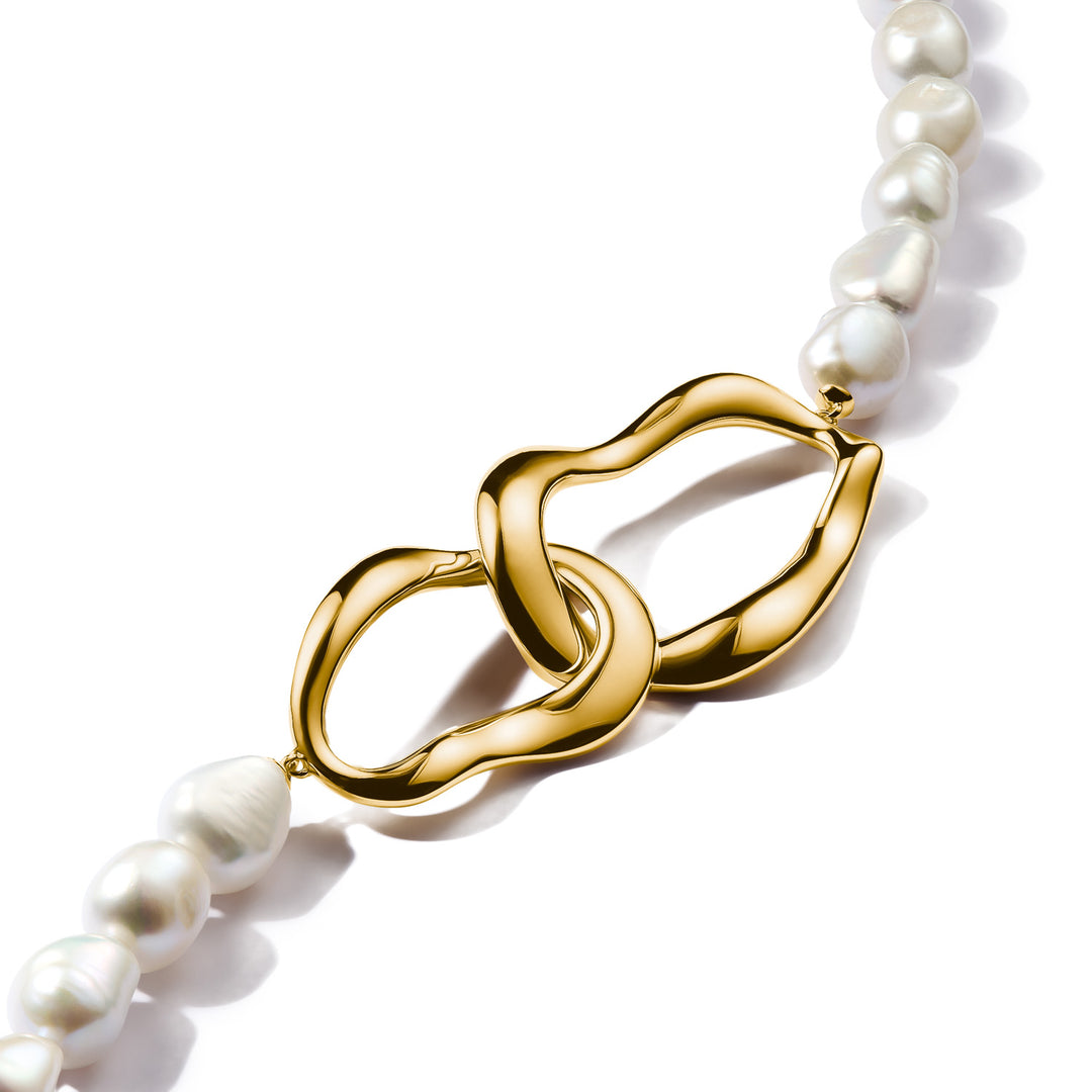 Bold Pearl Necklace in Gold | THOMAS SABO Australia