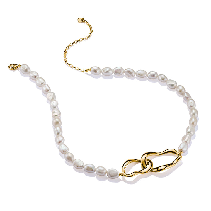 Bold Pearl Necklace in Gold | THOMAS SABO Australia