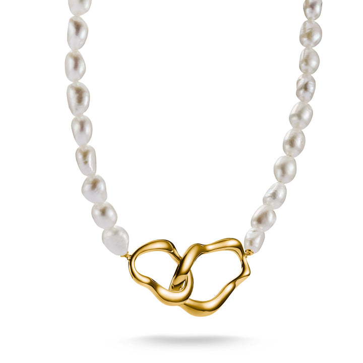 Bold Pearl Necklace in Gold | THOMAS SABO Australia