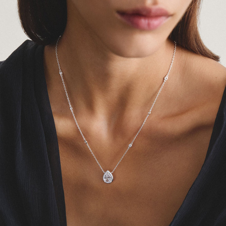 Chain with zirconia in teardrop shape | THOMAS SABO Australia