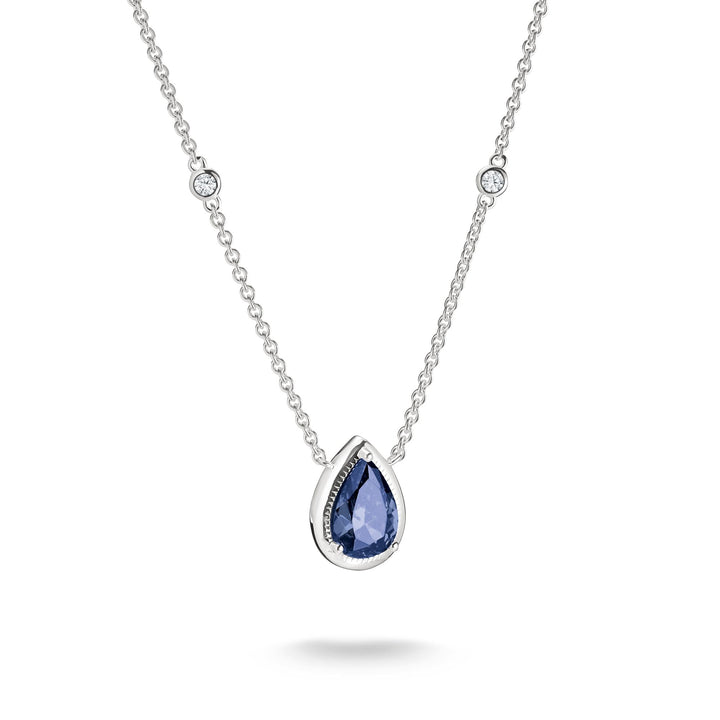 Chain with nanocrystal in teardrop shape | THOMAS SABO Australia