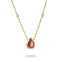 Necklace with Red Teardrop Stone and White Zirconia Elyndra | THOMAS SABO Australia