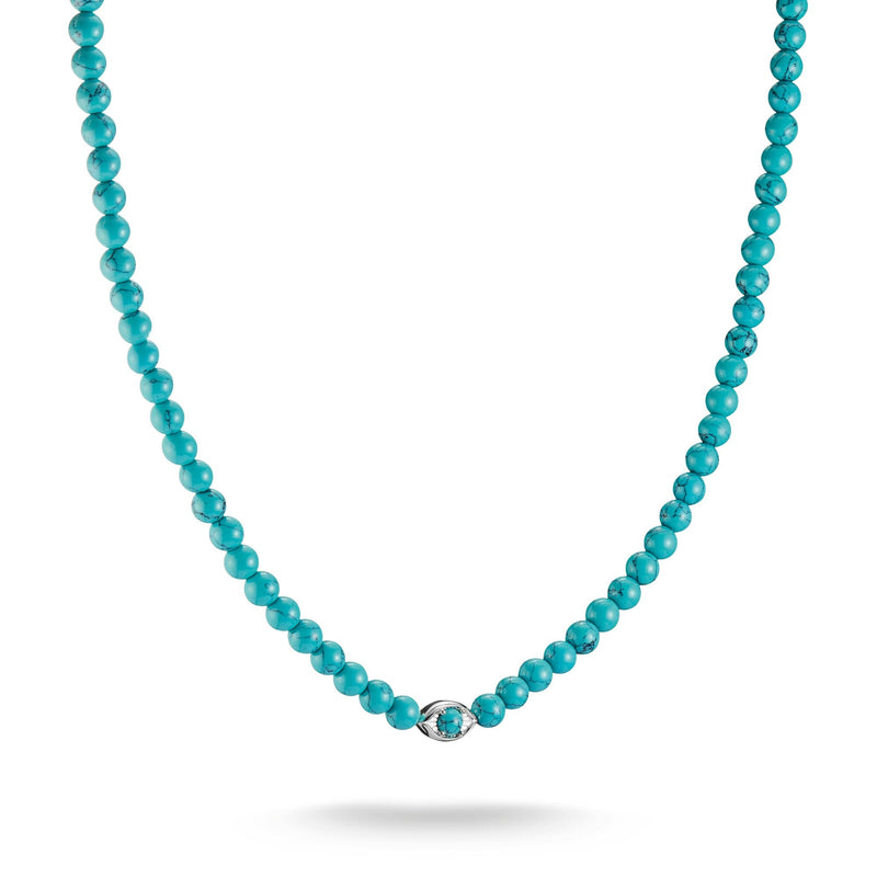 Necklace with Turquoise Eye Beads Elyndra | THOMAS SABO Australia