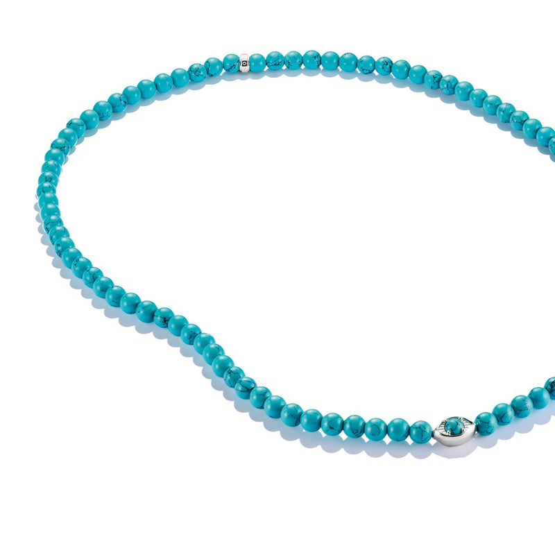 Necklace with Turquoise Eye Beads Elyndra