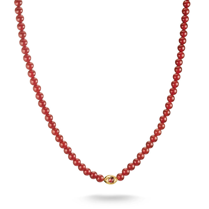 Necklace with Red Agate Beads Elyndra | THOMAS SABO Australia