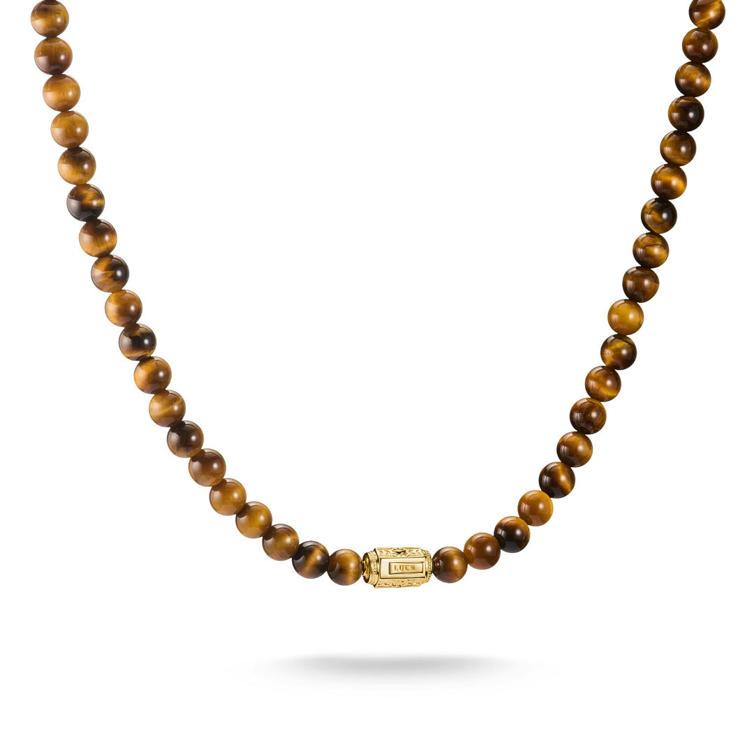 Necklace with Tiger’s Eye Beads Elyndra | THOMAS SABO Australia