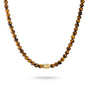 Necklace with Tiger’s Eye Beads Elyndra | THOMAS SABO Australia