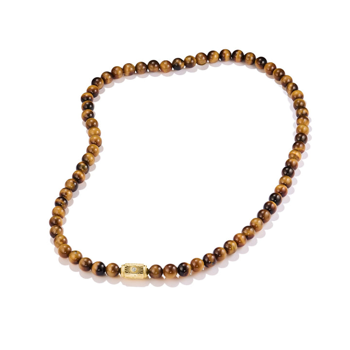 Necklace with Tiger’s Eye Beads