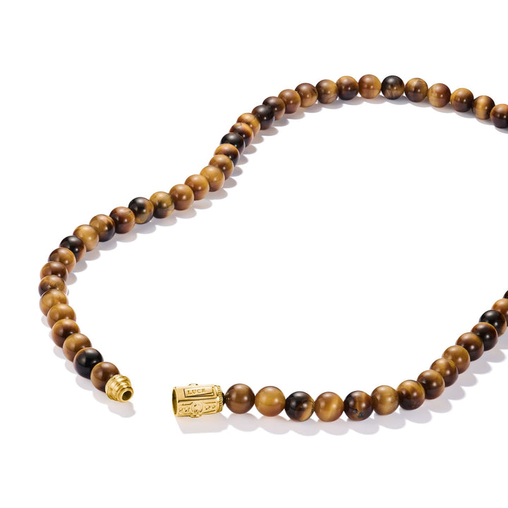 Necklace with Tiger’s Eye Beads