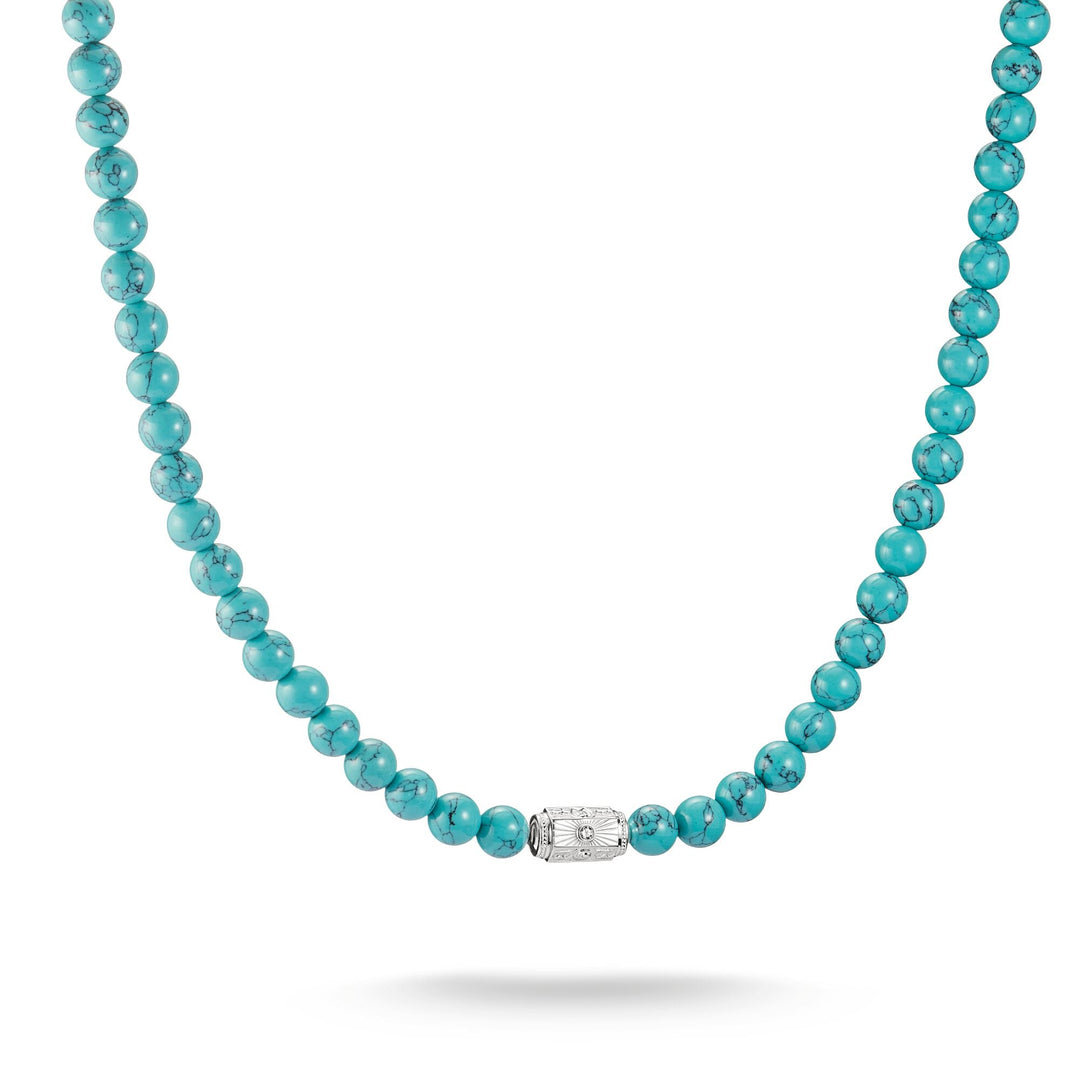 Necklace with Imitation Turquoise Beads Elyndra | THOMAS SABO Australia