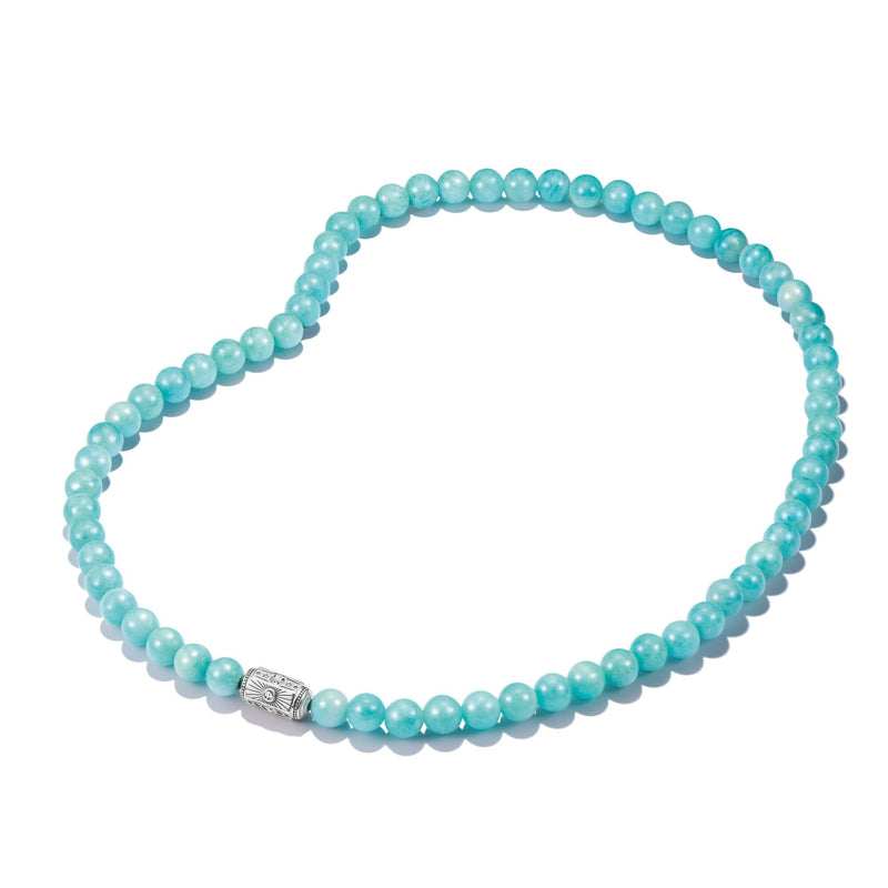 Necklace with Turquoise Amazonite Beads Elyndra