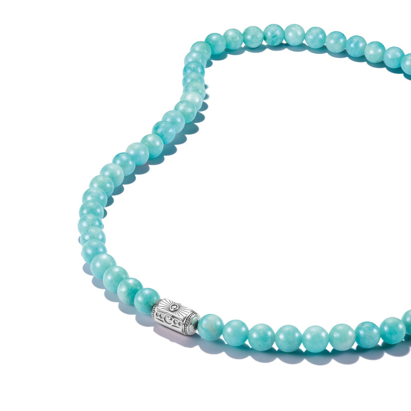 Necklace with Turquoise Amazonite Beads Elyndra