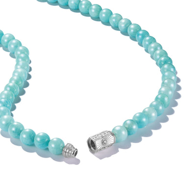 Necklace with Turquoise Amazonite Beads Elyndra