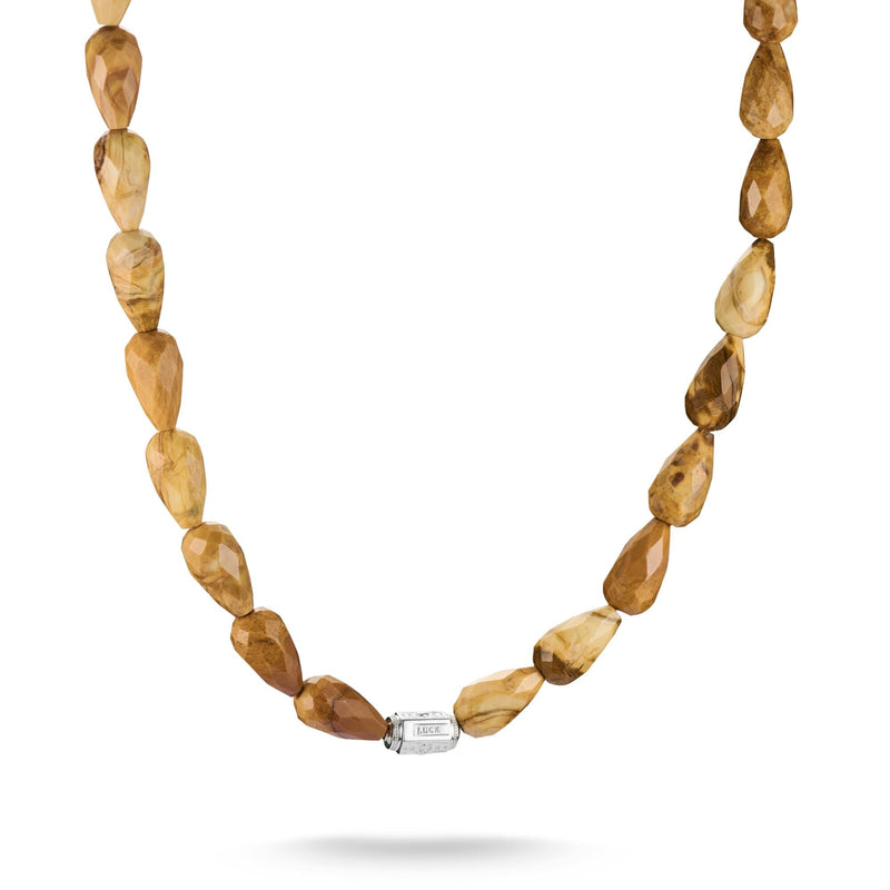 Necklace with Yellow Jasper Beads Elyndra | THOMAS SABO Australia