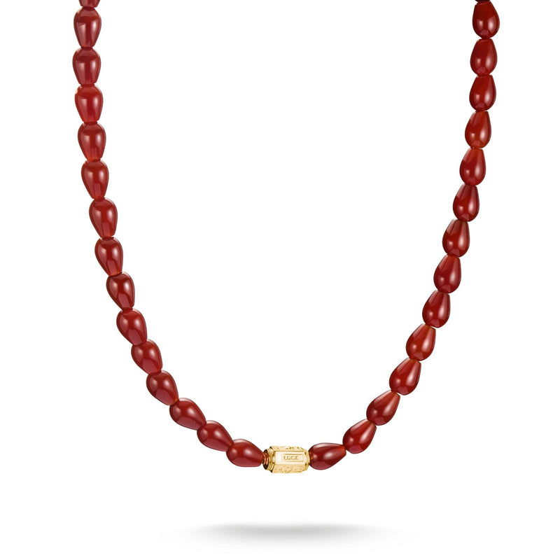 Necklace with Red Agate Beads Elyndra | THOMAS SABO Australia