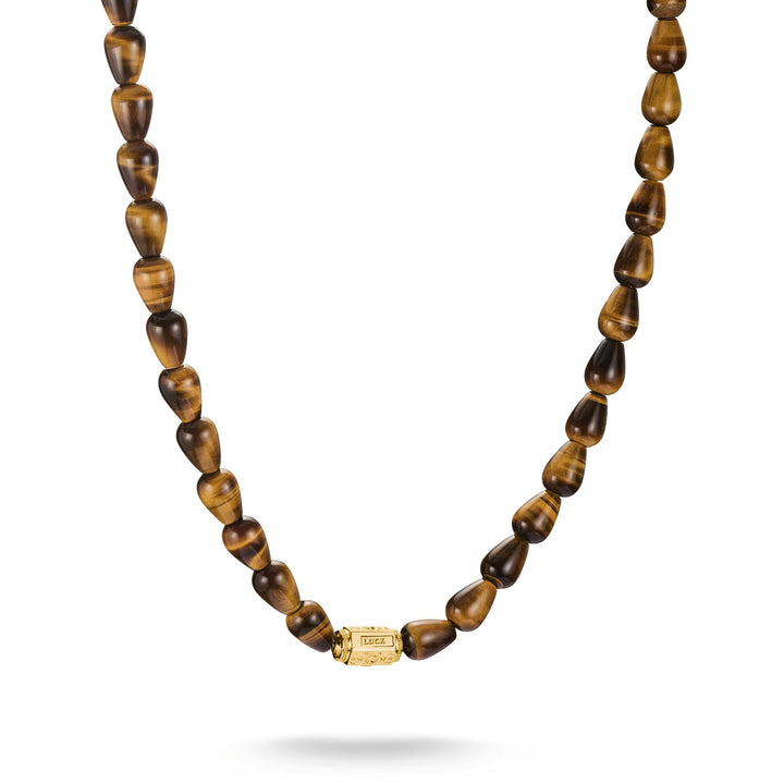 Necklace with Tiger’s Eye Beads Elyndra | THOMAS SABO Australia