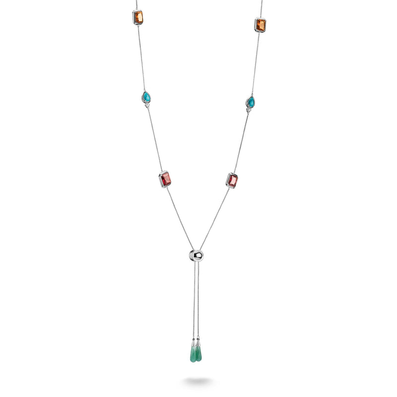 Necklace with Multicolored Stones Elyndra | THOMAS SABO Australia