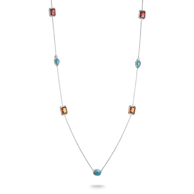 Necklace with Multicolored Stones Elyndra