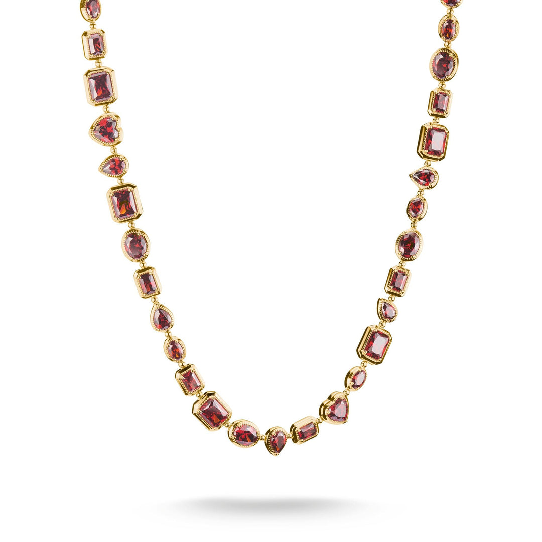 Necklace with Red Stones Elyndra | THOMAS SABO Australia