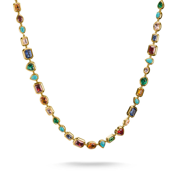 Necklace with Multicolored Faceted Stones Elyndra | THOMAS SABO Australia